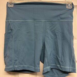 lululemon athletica Blue Bike Shorts
